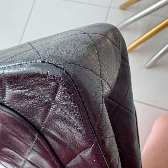 Chanel vintage black classic flap GHW - Picture 6 of 16